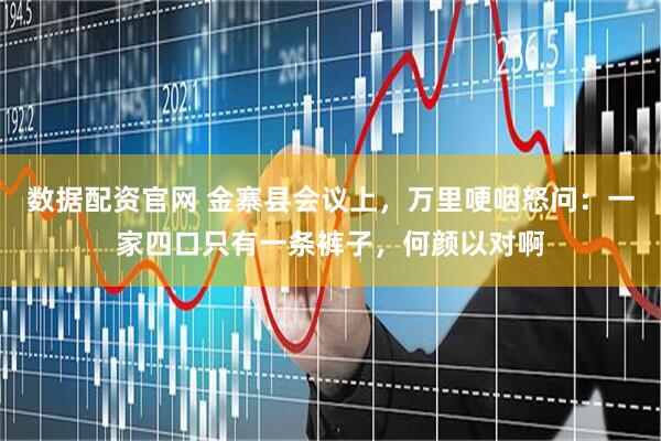 数据配资官网 金寨县会议上，万里哽咽怒问：一家四口只有一条裤子，何颜以对啊