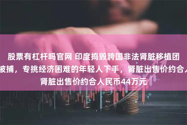 股票有杠杆吗官网 印度捣毁跨国非法肾脏移植团伙：5名医生被捕，专挑经济困难的年轻人下手，肾脏出售价约合人民币44万元